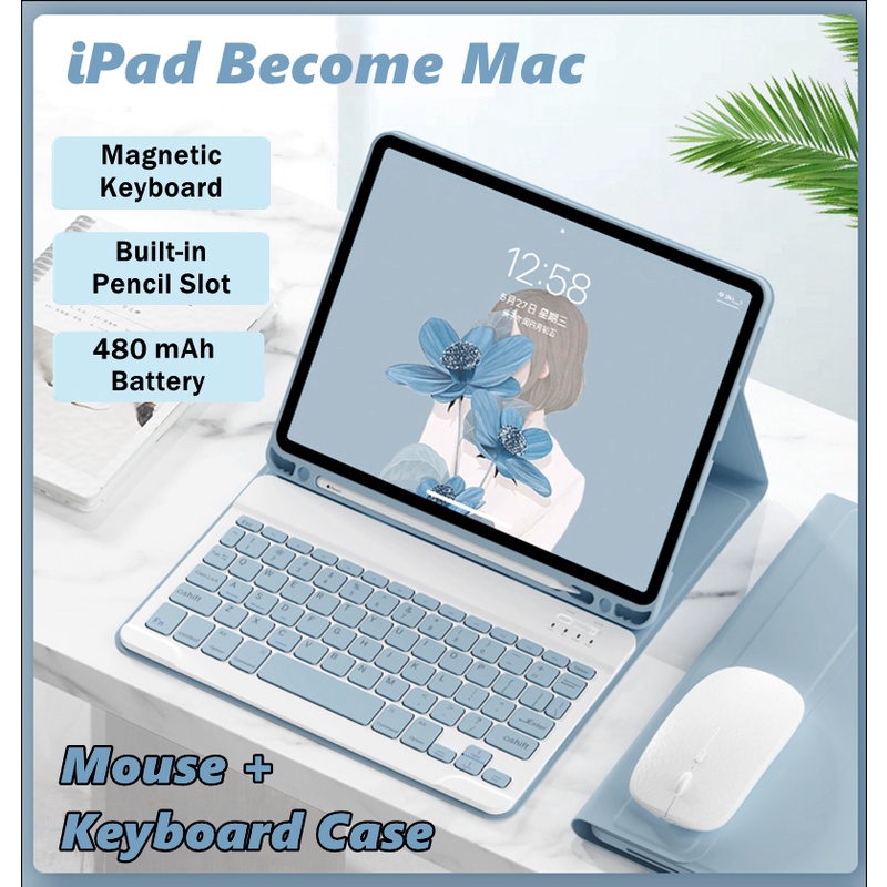 ◇┋✥Bao Da Máy Tính Bảng Kèm Bàn Phím Không Dây Cho iPad 7th Gen 8th Pro 11inch 2020