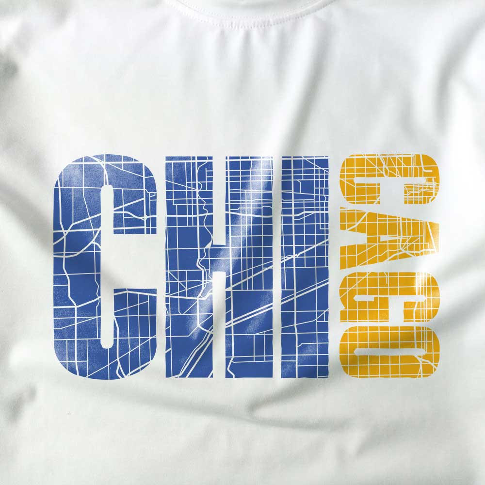 Áo Phông Nam KATUSCO Cổ Tròn Ngắn Tay In Chữ Chicago A2251, Thun Cotton 4 Chiều, Phom Basic Từ 45-75KG