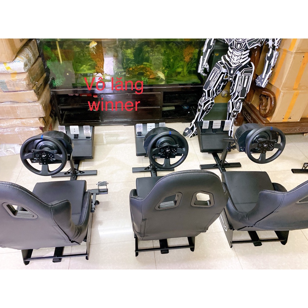 Combo chơi game đua xe vô lăng Thrusmaster T300 + playseat Evolution