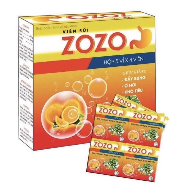 Viên sủi giảm đầy hơi , khó tiêu Zozo