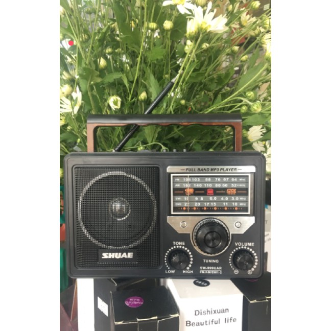 Đài radio FM Sony SW 999 có khe cắm thẻ nhớ USB