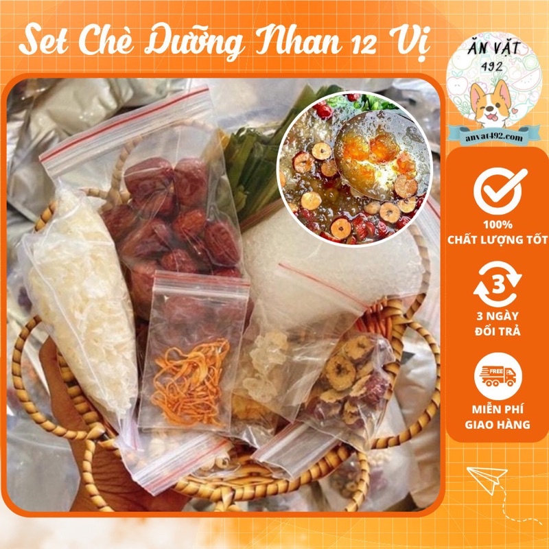 Set Chè Dưỡng Nhan 12 Vị 400g - Ăn Vặt 492