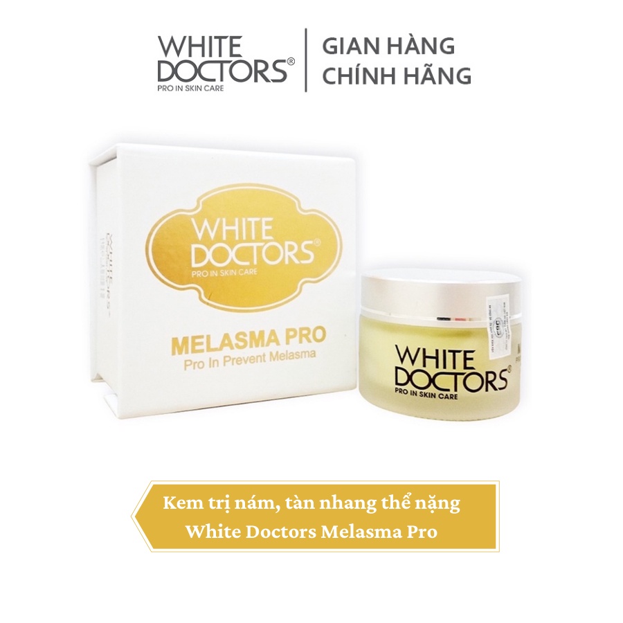 Bộ đôi làm giảm nám da thể nặng White Doctors - White Doctors Daily UV Care 40g &amp; White Doctors Melasma Pro 40g