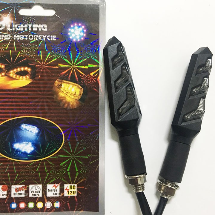 Đèn Led Xi Nhan mũi tên dài cho xe máy