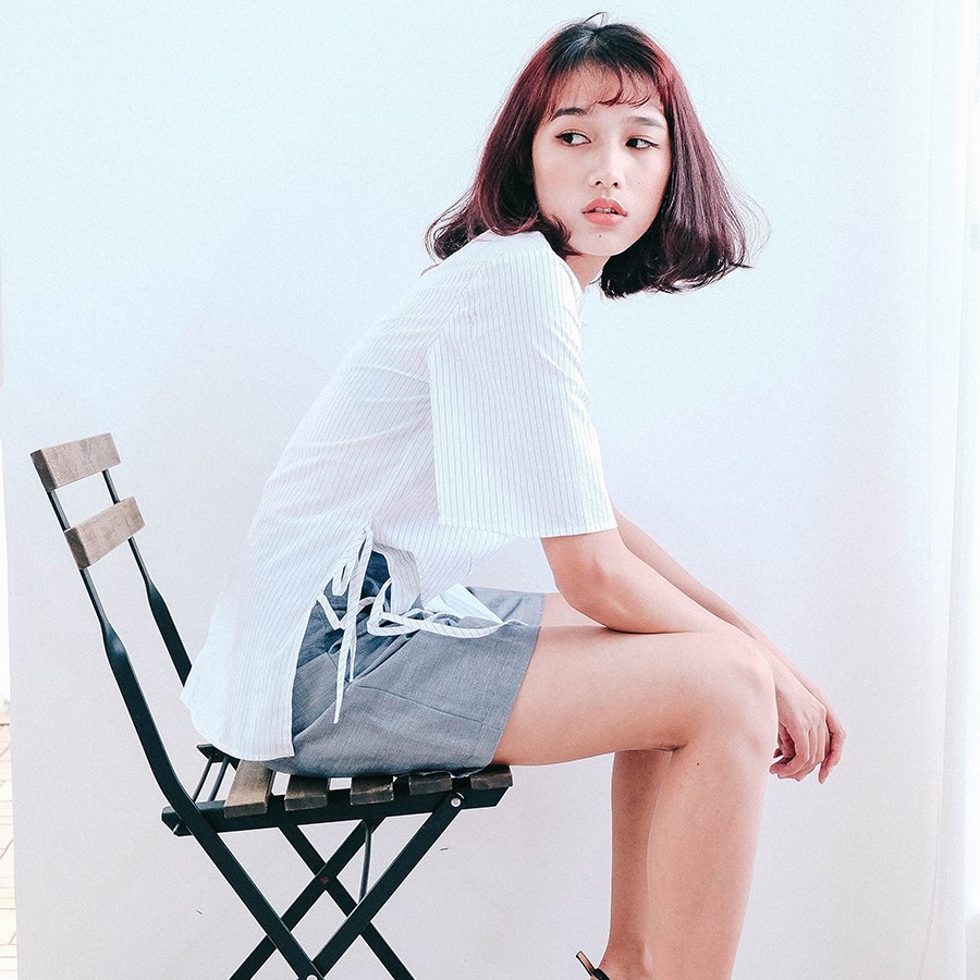 Sewing Clothing - Áo Sọc Nơ 2 Tà