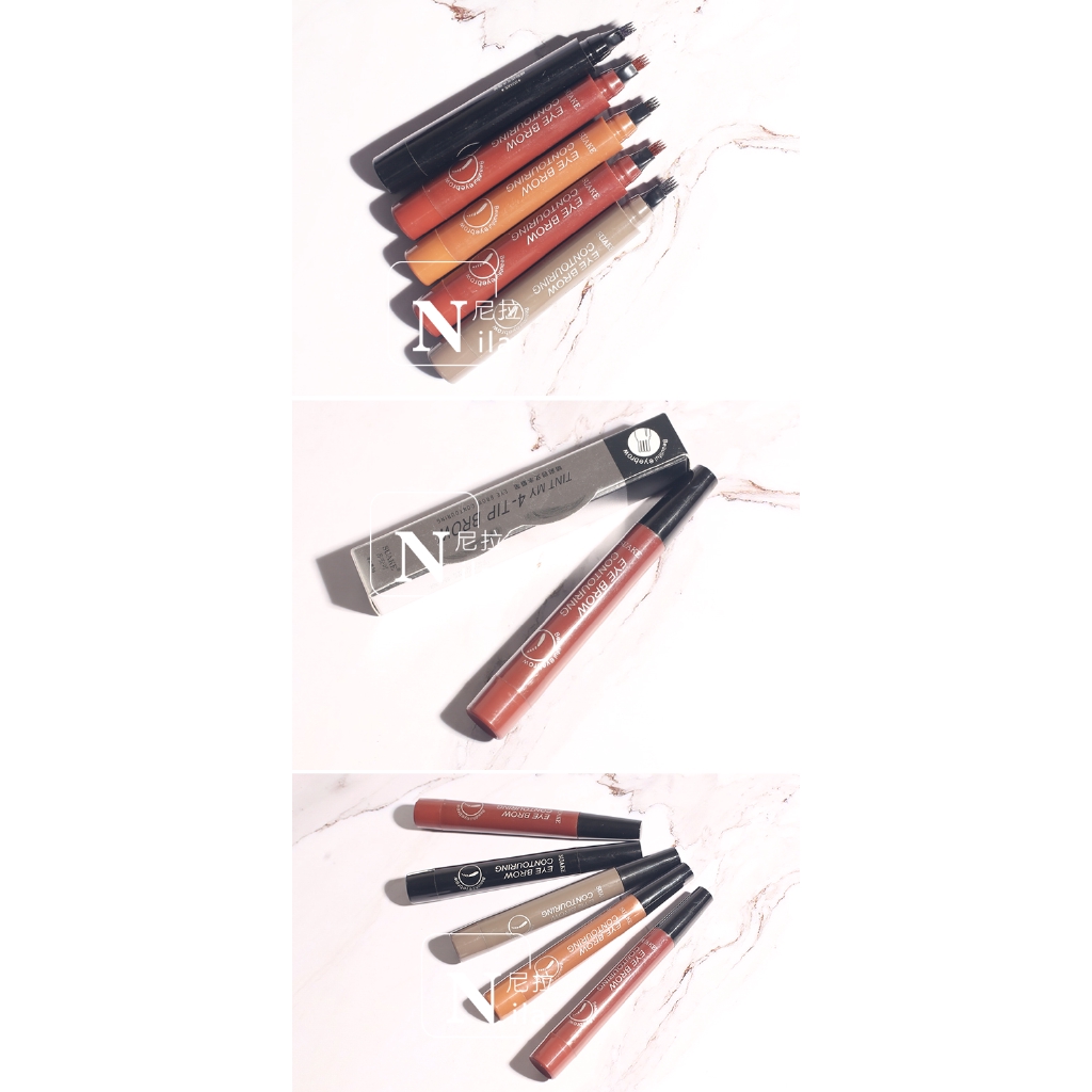 Bút kẻ lông mày dạng lỏng 4 chấu lâu trôi