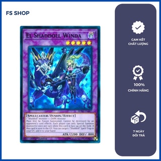 Thẻ bài Yugioh chính hãng - El Shaddoll Winda (Super Rare)