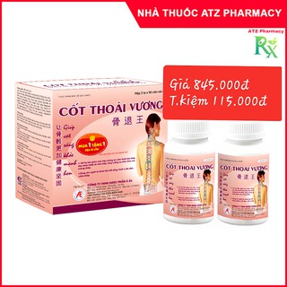 Cốt Thoái Vương Hộp 180 Viên - Giảm Đau Nhức & Hỗ Trợ Trị Bệnh Xương Khớp