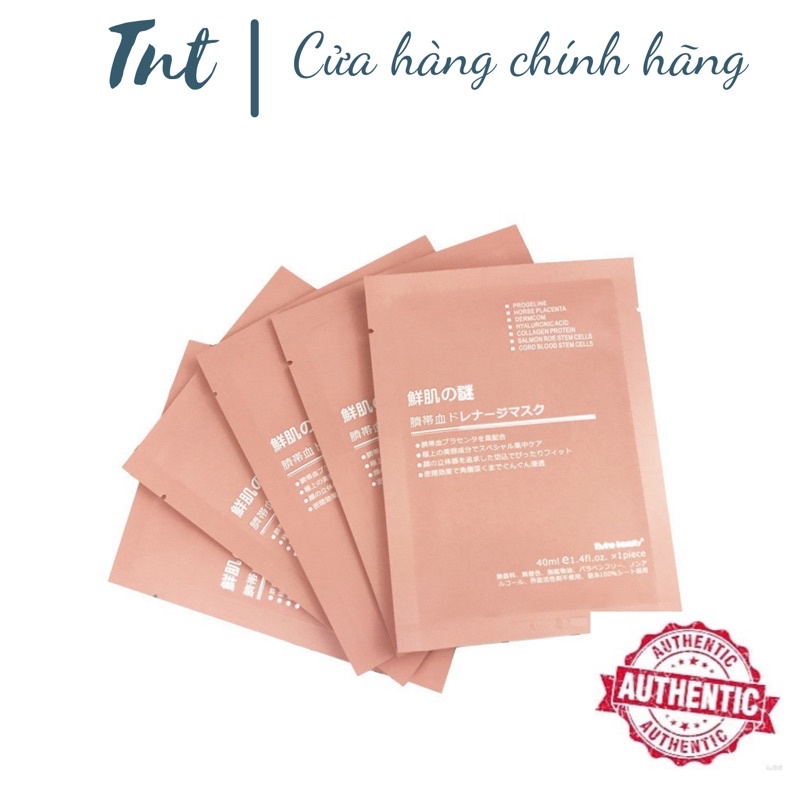 [Hàng Dưỡng Da] 1 Miếng Mặt Nạ Nhau Thai Tế Bào Gốc Rwine Beauty Nhật Bản Phiên Bản Mới