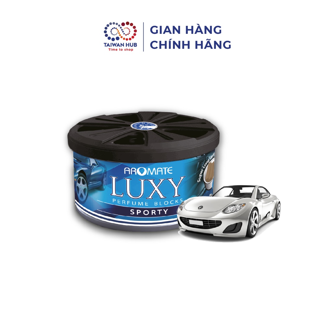 Sáp Thơm Phòng Hữu Cơ Nước Hoa Ô Tô Khử Mùi Xe Hơi Hương Thể Thao AROMATE Đài Loan Chính Hãng Nhập Khẩu - Taiwan Hub