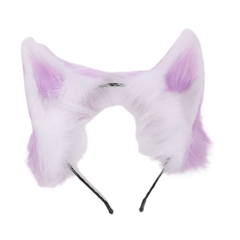 Băng Đô Tai Thú Bông Handmade Phong Cách Lolita Đáng Yêu Dành Cho Lễ Hội Hóa Trang