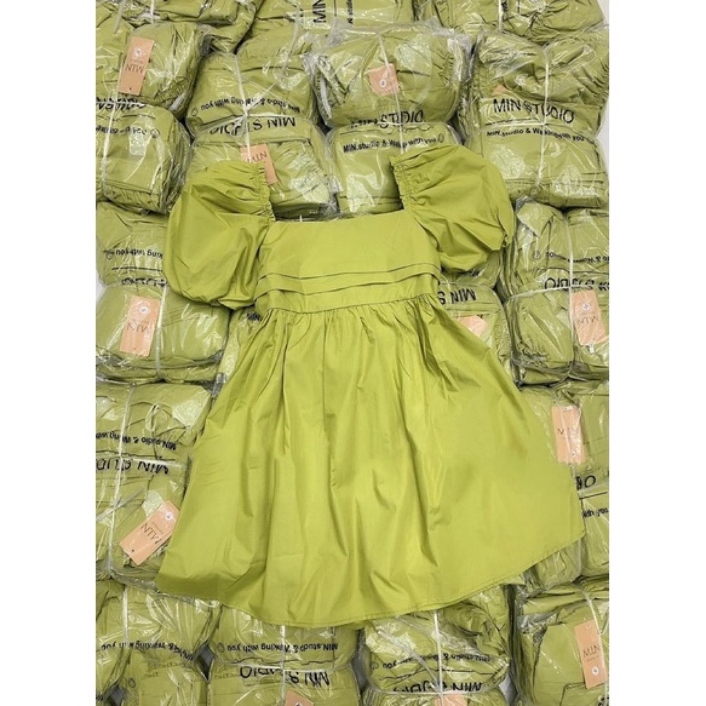 ĐẦM BABY DOLL CỘT NƠ SAU