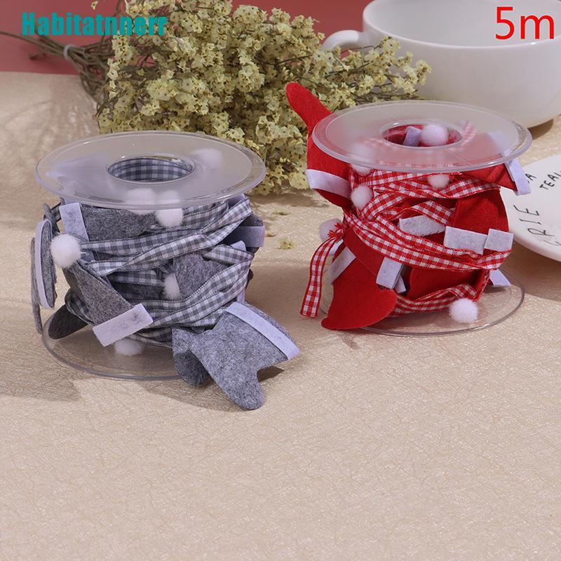 Dây Ruy Băng 5m Trang Trí Giáng Sinh