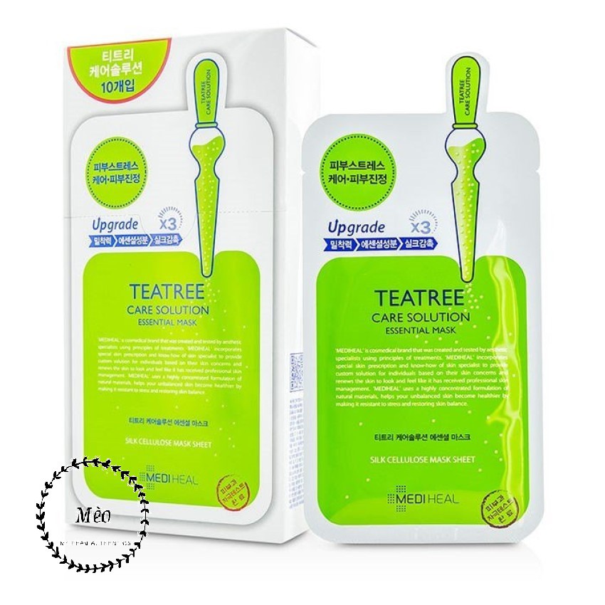 Mặt nạ mediheal tea tree xanh lá (1 hộp 10 miếng)