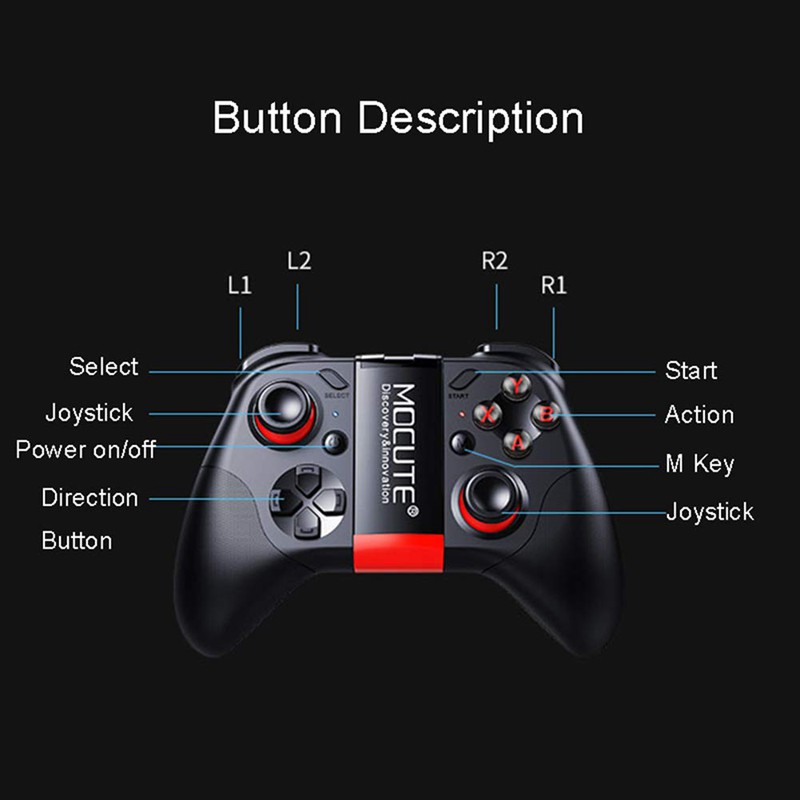 Tay Cầm Chơi Game Bluetooth Không Dây Mocute 054