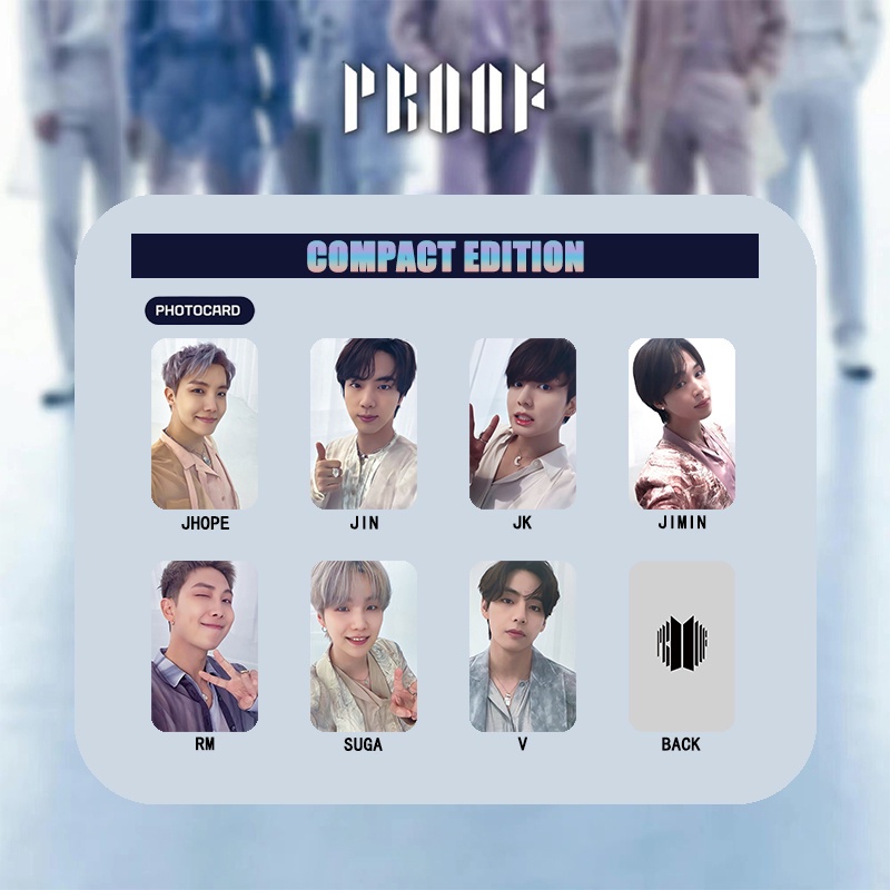 Bộ Thẻ Ảnh In Hình Nhóm Nhạc BTS