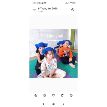 Khăn quấn đầu cho các bé mềm mịn kt 35-75