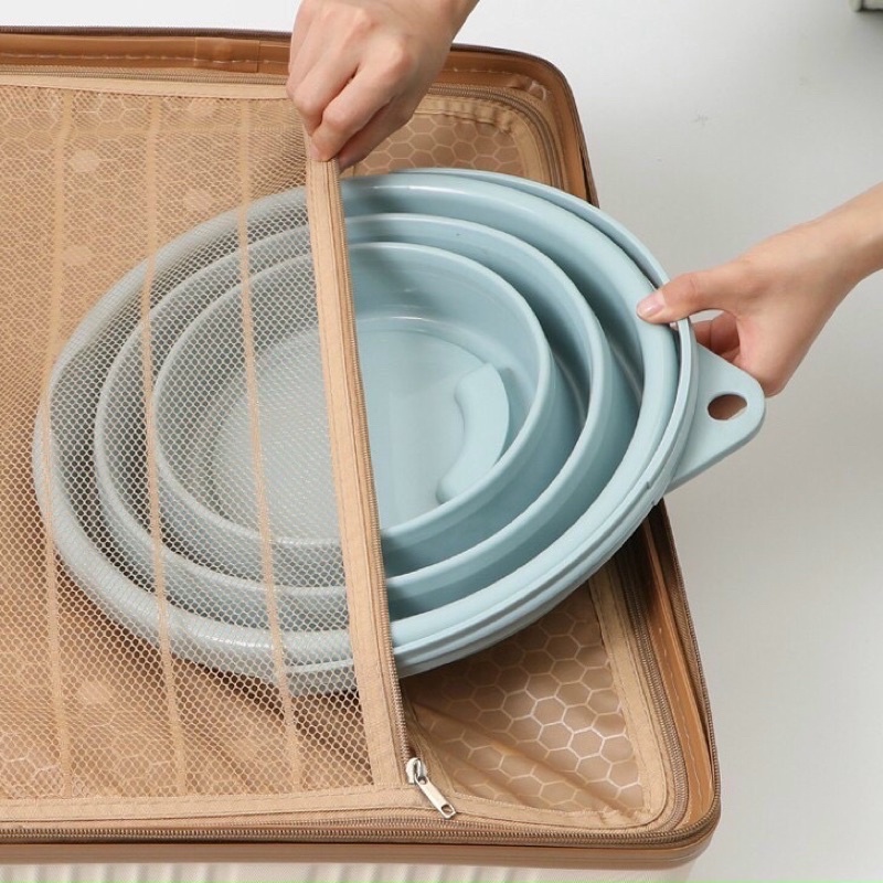 Xô đựng nước gấp gọn 5L thông minh