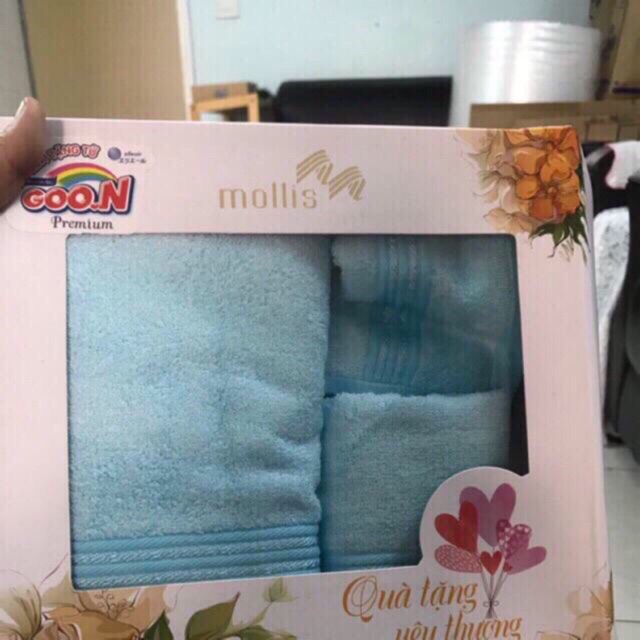 Bộ 3 khăn quà tặng Mollis