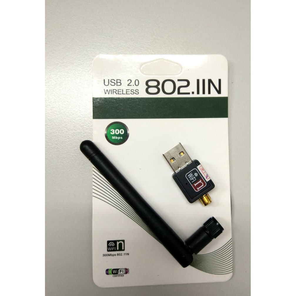 Usb Wifi 300mbps + Ăng Ten (Nhận Tín Hiệu)