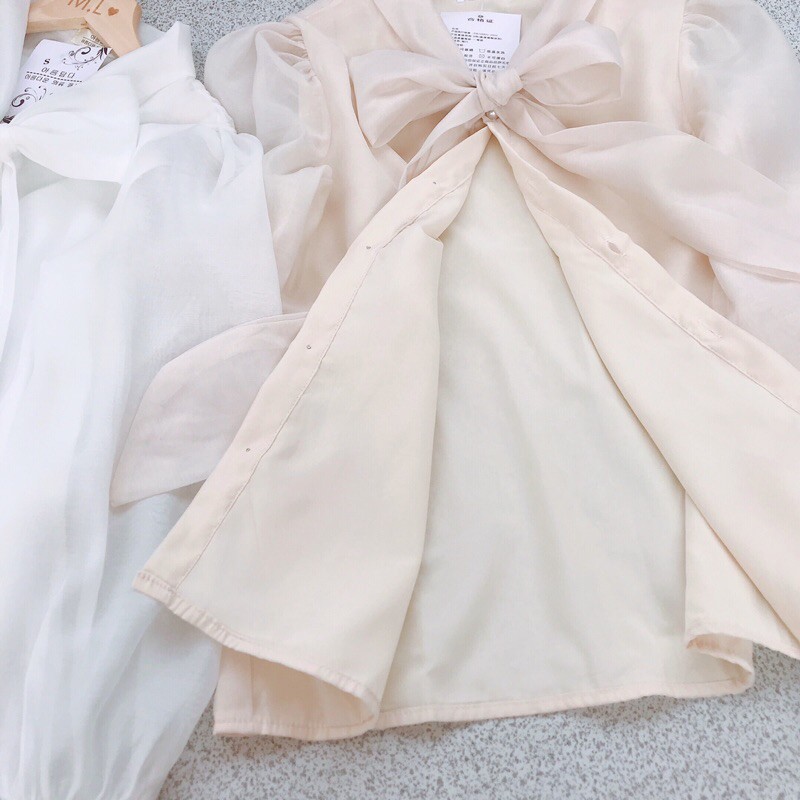 ÁO CỔ NƠ HAI LỚP TIỂU THƯ | BigBuy360 - bigbuy360.vn