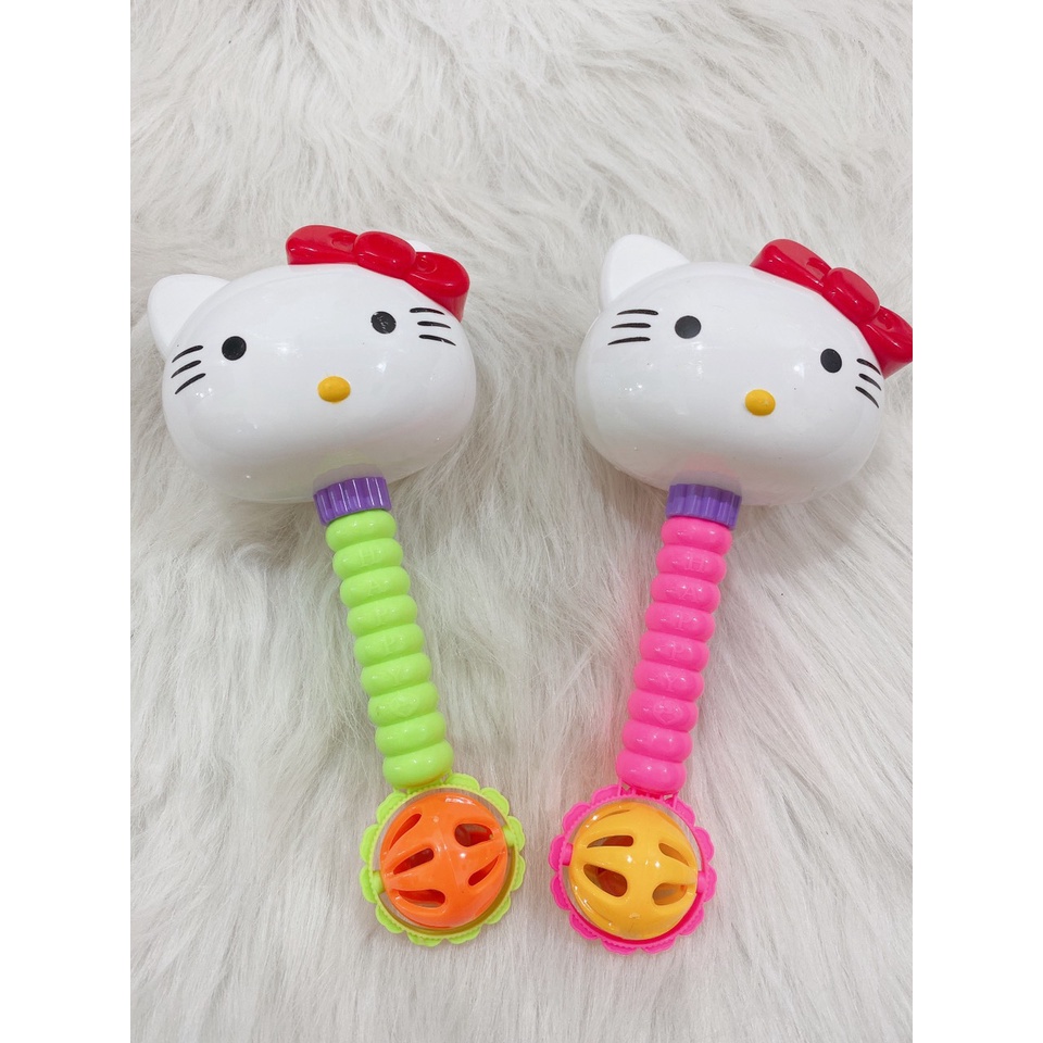 Xúc xắc cầm Tay hình mèo kiti cho bé