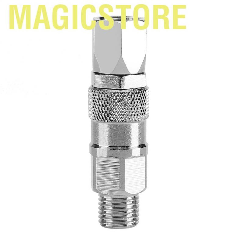 Magicstore 1/4-Inch Stainless Steel Airless High Pressure Spray Gun Hose Swivel Joint For Paint Sprayers