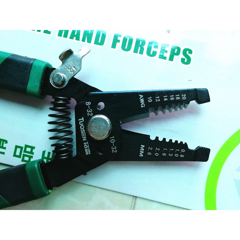 Kìm tuốt dây điện cán cong