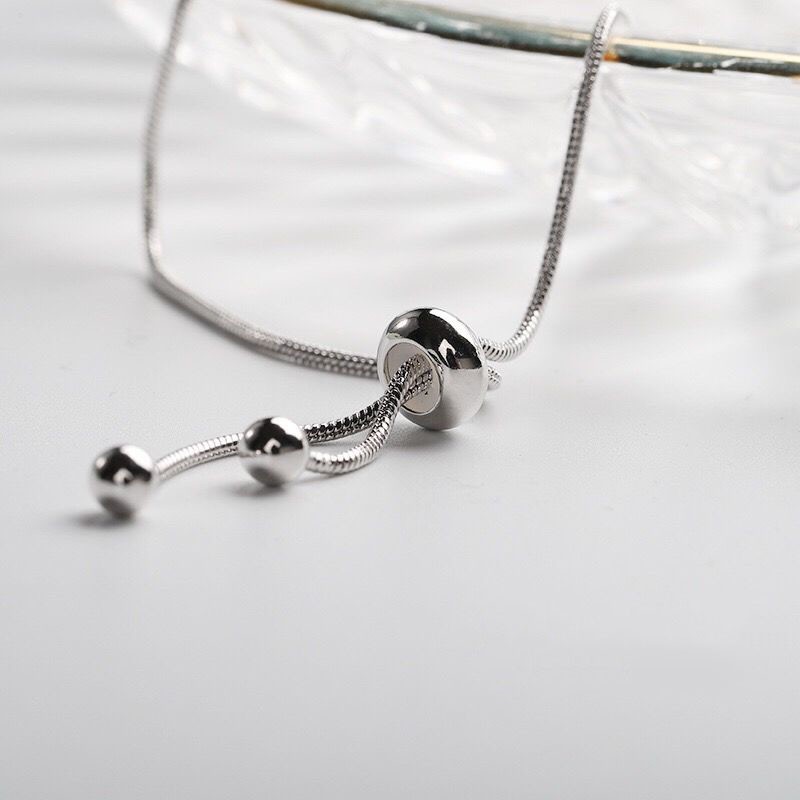 Vòng đeo tay dạng chuỗi dây màu vàng/ bạc thời trang tinh tế cho nữ