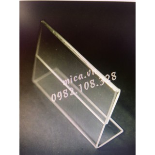 Combo 10c kẹp Menu Name Card mica