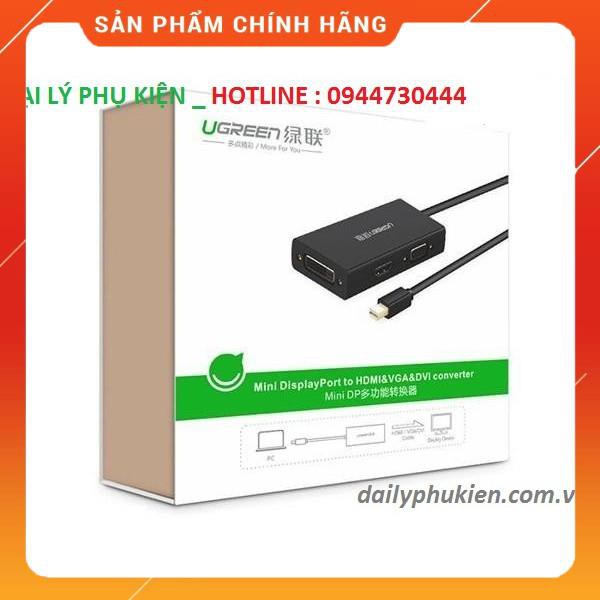 Cáp chuyển đổi Mini displayport to HDMI VGA DVI Ugreen 20418 Hàng có sẵn giá rẻ nhất