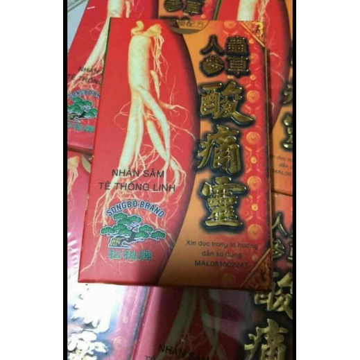 Nhân sâm tê thống linh malaysia