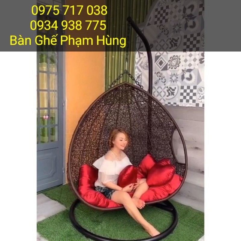 Thanh lý xích đu mây nhựa giá rẻ