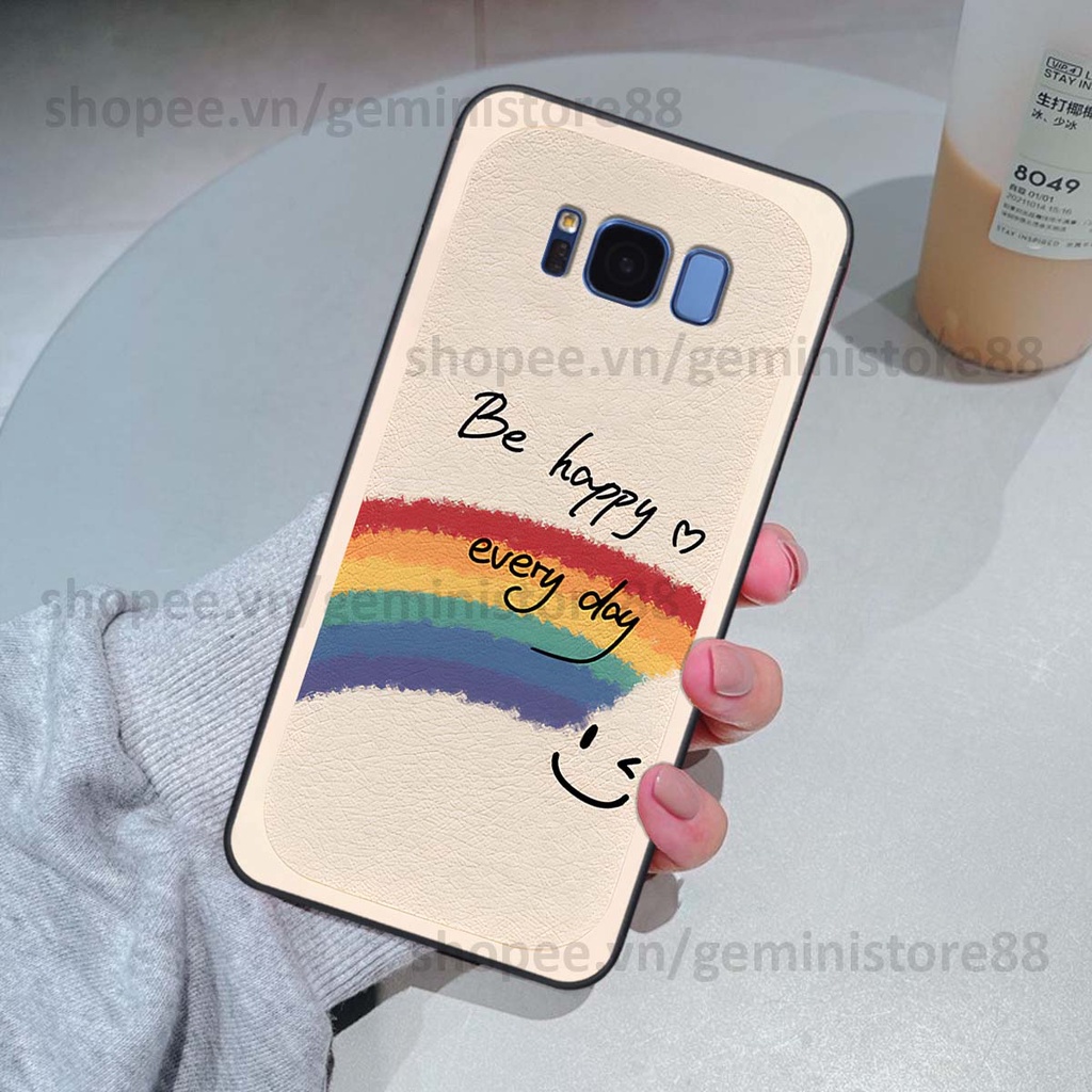 Ốp Samsung S8 / S8 Plus / S8+ in hình cô gái be happy trẻ trung cá tính năng động