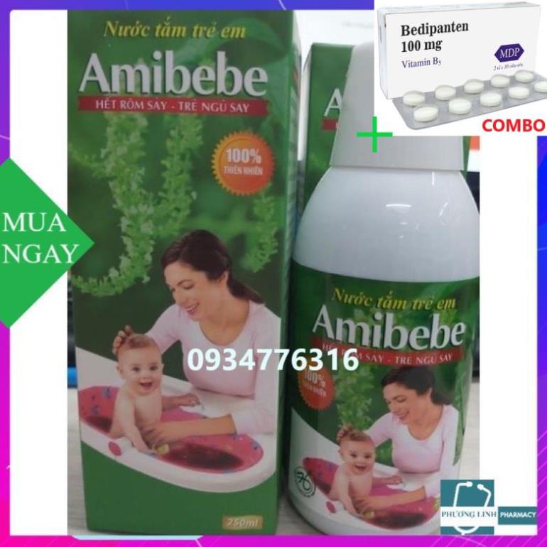 Combo Bedipanten 100mg +  SỮA TẮM AMIBEE