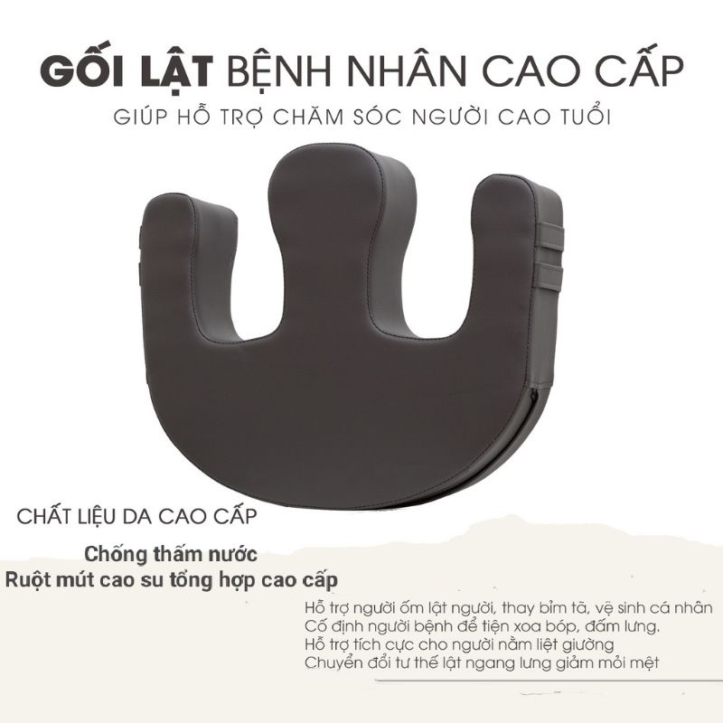 Gối lật bệnh nhân .Gối hỗ trợ lật- xoay,chuyển đổi tư thế chăm sóc người ốm liệt, người già thay tả,vệ sinh cá nhân.
