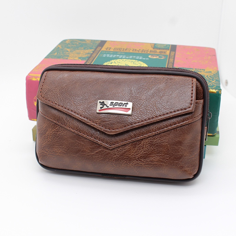 Túi Da Pu Đeo Hông Đựng Điện Thoại Đa Năng Chống Thấm Nước