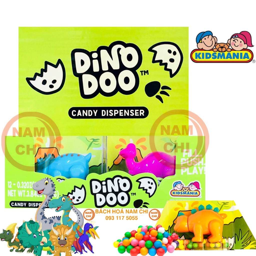 Kẹo Đồ Chơi Khủng Long DINO DOO Kidsmania Dành Cho Các Bé (Giao Mẫu Ngẫu Nhiên)
