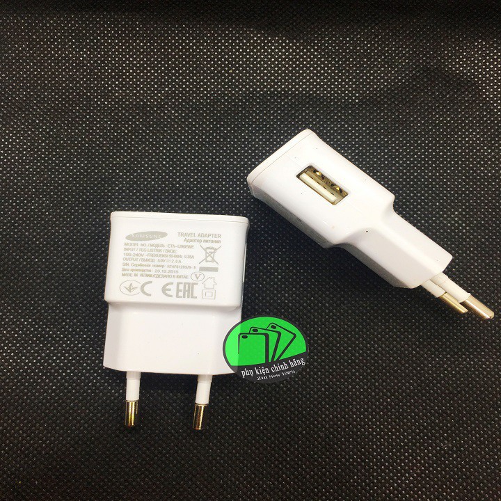 Củ sạc và Cáp Zin máy ( Dashcharging) SAMSUNG 5V- 2A dành cho J7 , J7 Prime, A7, A5, J4, J3, J2 -Hàng chuẩn zin