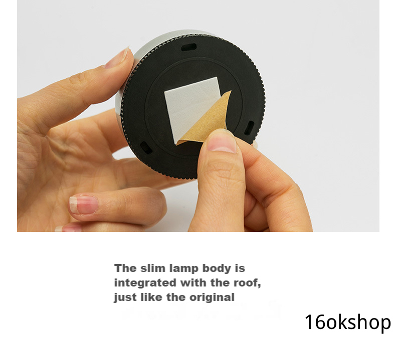 Đèn led cảm ứng gắn trần xe hơi tiết kiệm năng lượng tiện dụng