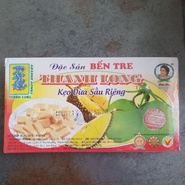 Kẹo dừa Bến Tre Thanh Long 300G