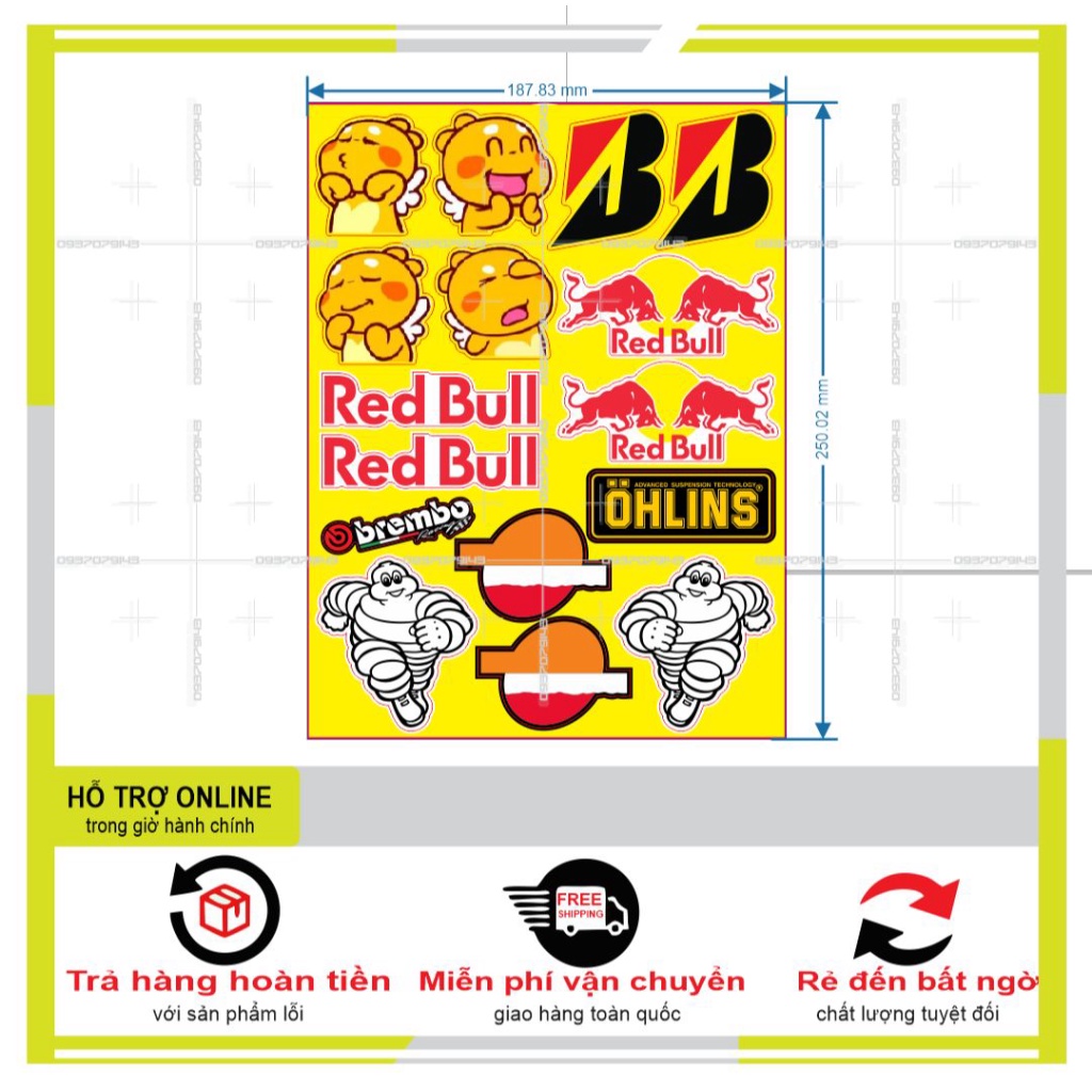 LOGO STICKER DÁN XE MÁY M39 - DUNG DECAL