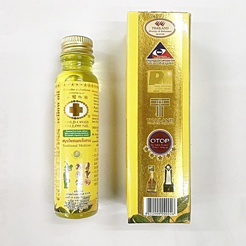 Dầu thập tự vàng Thái Lan Gold Cross Yellow Oil 24ml