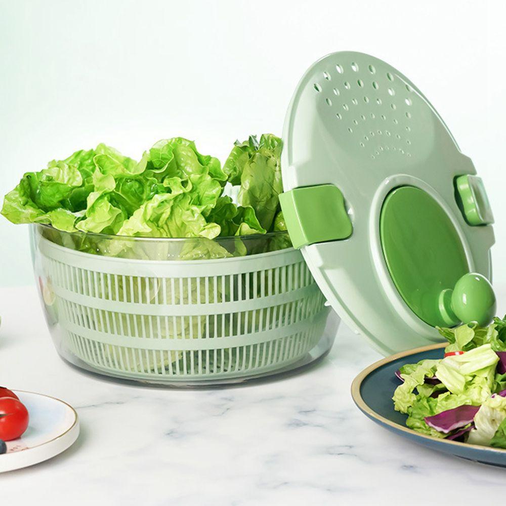 Mocho Rổ Rửa Rau Củ Quả Salad Sức Chứa Lớn Bằng Nhựa Màu Xanh Lá