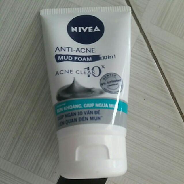 sữa rửa mặt ngăn mụn NIVEA 100g