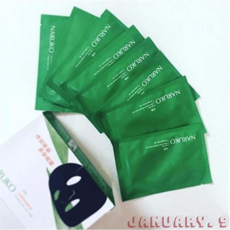 [HỘP 8M] MẶT NẠ TRÀ TRÀM  NARUKO - BẢN ĐÀI