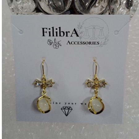 Bông tai đá mắt mèo sang trọng ảnh thật.