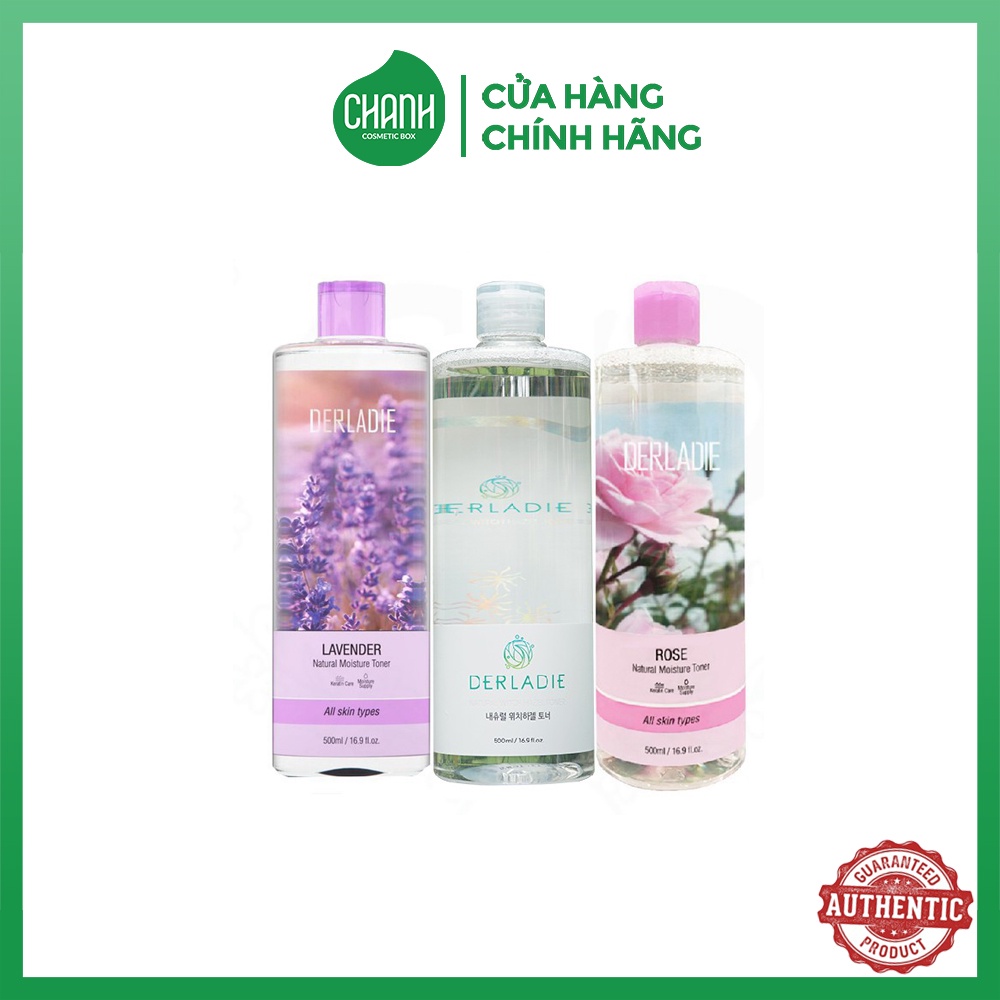 Nước hoa hồng Derladie toner 500ml