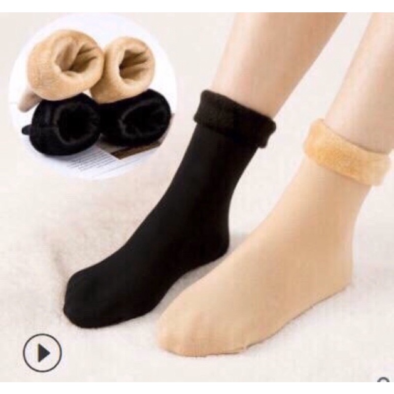 [Mã 1010FASHIONSALE3334 giảm 10K đơn 50K] TẤT NỮ LÓT LÔNG SIÊU ẤM