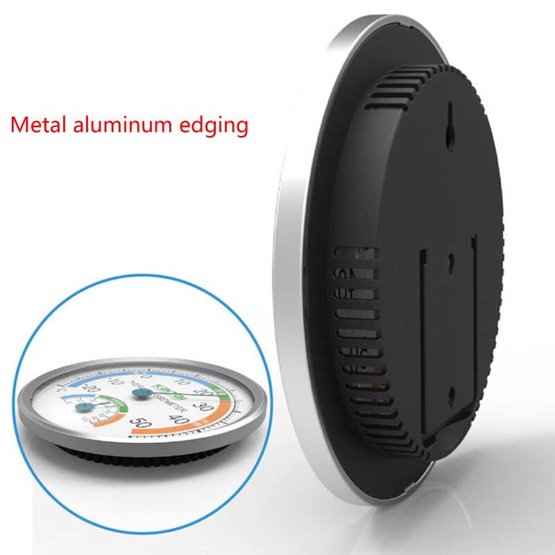 Đồng Hồ Đo Nhiệt Độ Và Độ Ẩm Gắn Tường Kèm Giá Đỡ Tiện Dụng